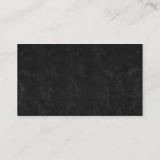 Gothic Half Skull Cool Black And White Grunge Plaatskaartje (Achterkant)