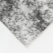 Gothic Half Skull Head Cool Black and White Grunge Fleece Deken (Hoek)