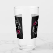 Gothic Hallowedding Skeletal Hands Burgundy ID866 Glas (Links)