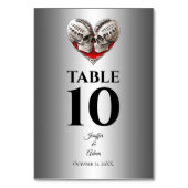 Gothic Halloween Alternative Wedding Kaart (Voorkant)