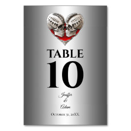 Gothic Halloween Alternative Wedding Kaart