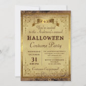 Gothic  Halloween Annual Costume Party Kaart (Voorkant)