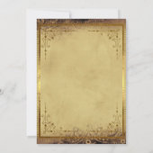 Gothic  Halloween Annual Costume Party Kaart (Achterkant)