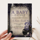 Gothic Halloween Baby is een Baby shower brouwen Kaart