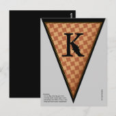  Gothic Halloween Banner Bunting Flag Briefkaart (Voorkant / Achterkant)