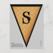  Gothic Halloween Banner Bunting Flag Briefkaart (Voorkant)