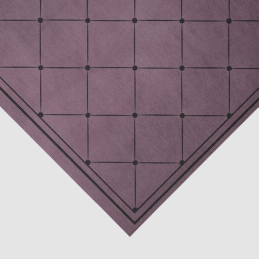  Gothic Halloween Bat op Paarse ontkoppeling Tissuepapier (Detail)