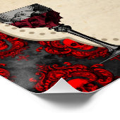 Gothic  Halloween Birthday Party Perfect Poster (Hoek)