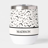 Gothic Halloween Black Bat Wedding (Voorkant)