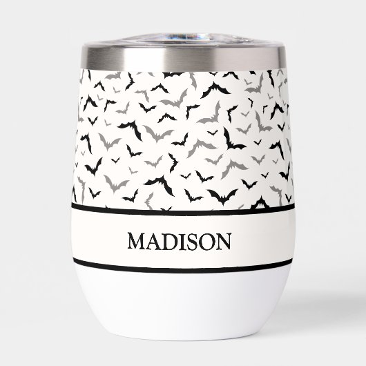 Gothic Halloween Black Bat Wedding (Voorkant)