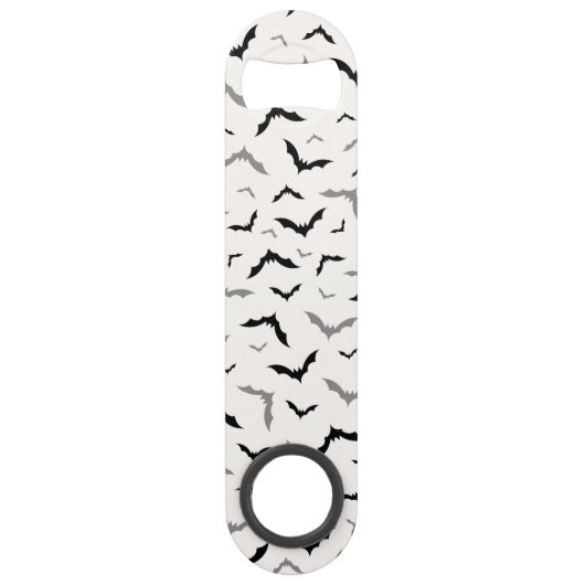 Gothic Halloween Black Bat Wedding Speed Flessenopener (Achterkant)