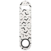 Gothic Halloween Black Bat Wedding Speed Flessenopener (Voorkant)