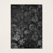 Gothic Halloween Black Paars Earring Display Card Visitekaartje (Achterkant)