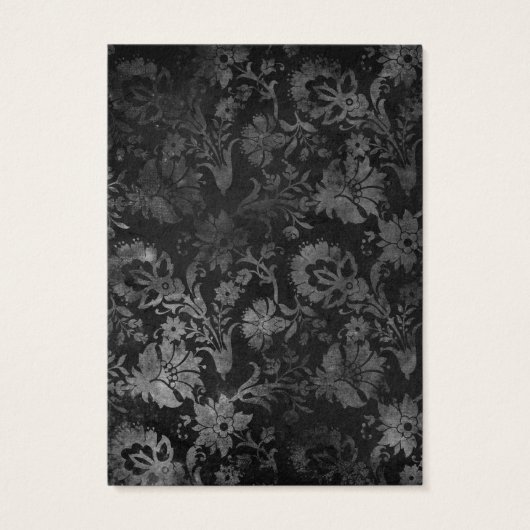 Gothic Halloween Black Paars Earring Display Card Visitekaartje (Achterkant)