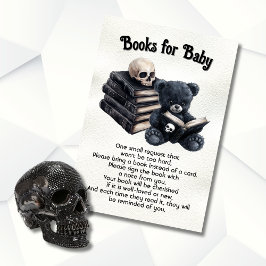 Gothic Halloween boeken voor baby Kaart