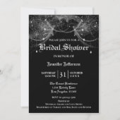 Gothic Halloween Bridal Shower Invitation Kaart (Voorkant)
