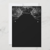 Gothic Halloween Bridal Shower Invitation Kaart (Achterkant)