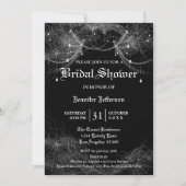 Gothic Halloween Bridal Shower Invitation Kaart (Voorkant)