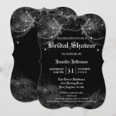 Gothic Halloween Bridal Shower Invitation Kaart (Voorkant / Achterkant)