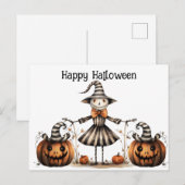 Gothic Halloween Briefkaart (Voorkant / Achterkant)