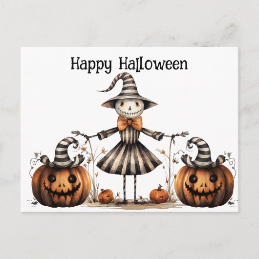 Gothic Halloween Briefkaart (Voorkant)
