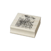 GOTHIC HALLOWEEN BRUID, VLEERMUIS, BOEKET VAN SCHE RUBBERSTEMPEL (Stempel)