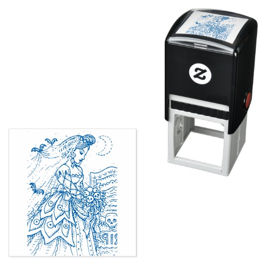 GOTHIC HALLOWEEN BRUID, VLEERMUIS, BOEKET VAN SCHE ZELFINKTENDE STEMPEL (In situ)