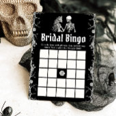 Gothic Halloween Bruidsfeest Bruidsbingo Game Kaart