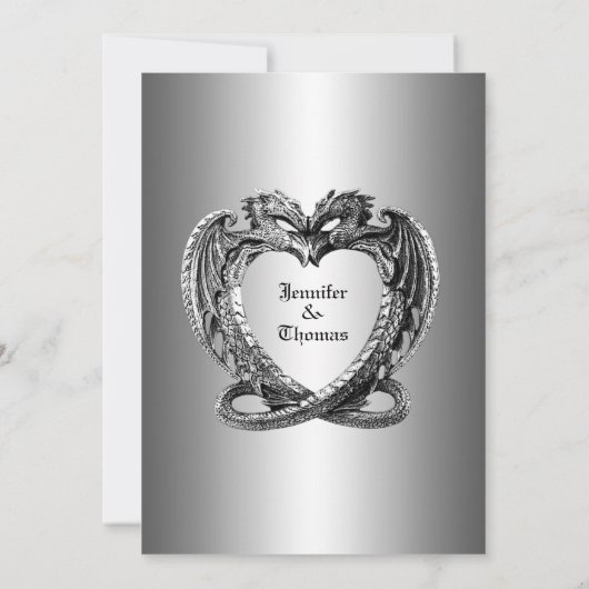 Gothic halloween bruiloft met uitzondering van de  aankondiging (Achterkant)