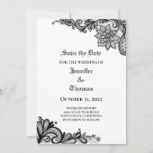 Gothic halloween bruiloft met uitzondering van de  aankondiging (Voorkant)