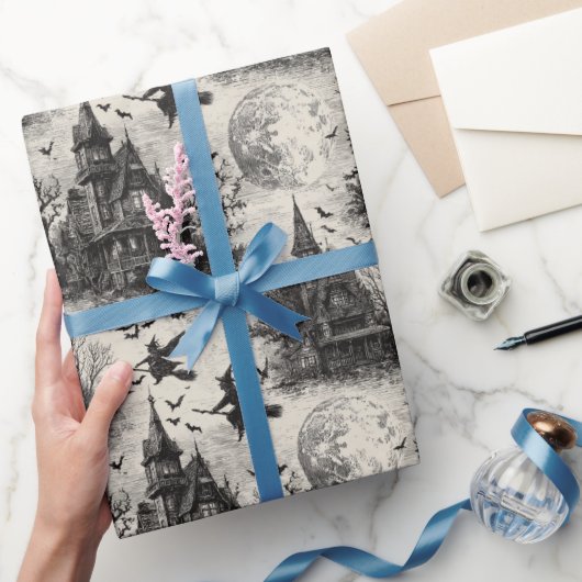  Gothic Halloween Cadeaupapier (Geschenken)