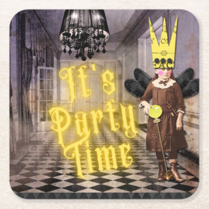  Gothic Halloween Costume Party Kartonnen Onderzetters