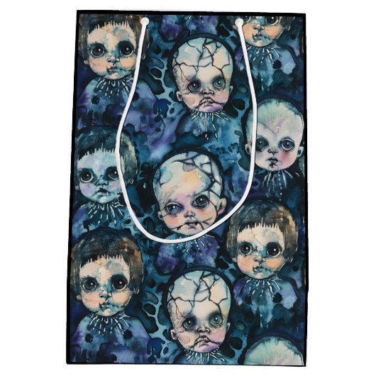 Gothic Halloween Creepy Dolls Spooky Seizoen Medium Cadeauzakje (Achterkant)