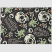 Gothic Halloween Decoupage efemere Weefselpapier Tissuepapier (Voorkant)