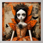 Gothic Halloween Doll Poster (Voorkant)