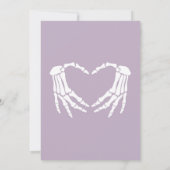 Gothic Halloween een a Little Due Boo Baby shower Kaart (Achterkant)