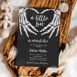 Gothic Halloween een a Little Due Boo Baby shower Kaart<br><div class="desc">Gothic Halloween a Little is Due Boo Baby shower Invitation All design are © PIXEL PERFECTION Party LTD</div>