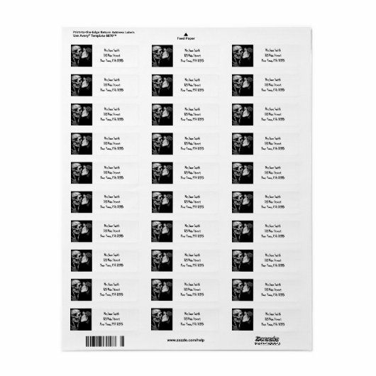 Gothic Halloween Etiket (Full Sheet)