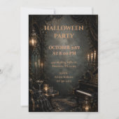 Gothic Halloween-feestsoireedesign Kaart (Voorkant)