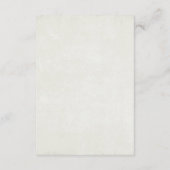 Gothic Halloween Floral Wedding Informatiekaartje (Achterkant)