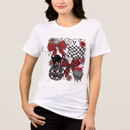 Gothic Halloween Ghost Tri-Blend Shirt