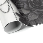 Gothic  Halloween Gift Wrapping Paper Cadeaupapier (Rol Hoek)