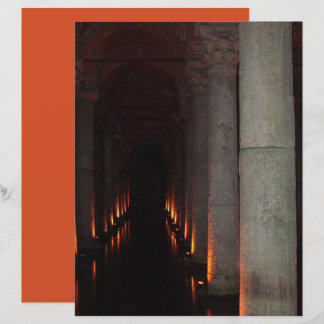 Gothic Halloween Hallway naar Hell Scrapbook Paper
