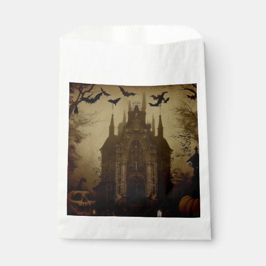 Gothic/Halloween/herfst/pompoen Bedankzakje (Voorkant)
