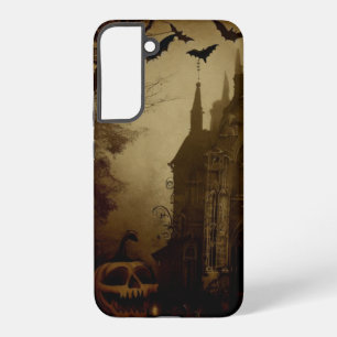 Gothic/Halloween/herfst/pompoen Samsung Galaxy Hoesje