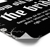 Gothic Halloween Hoe oud was het bruidsspel Poster (Hoek)