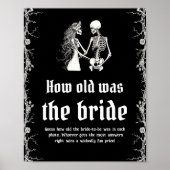 Gothic Halloween Hoe oud was het bruidsspel Poster (Voorkant)