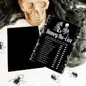 Gothic Halloween Honey Do Lijst Vrijgezellenfeest  Kaart