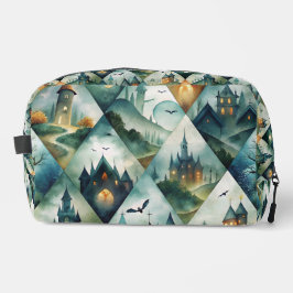 Gothic Halloween Kasteel Patroon Toilettasje