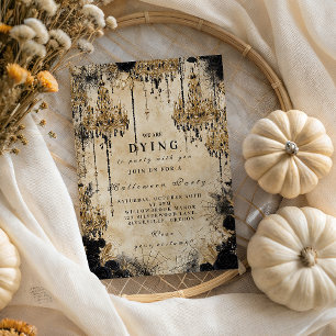 Gothic Halloween Kroonluchter Kaart